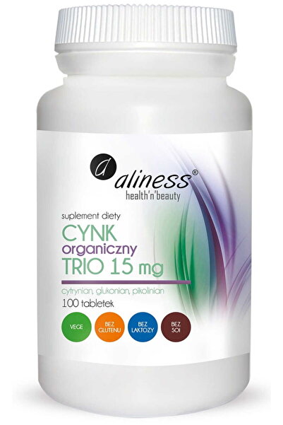 Aliness Cynk Organiczny Trio 100 Tablete