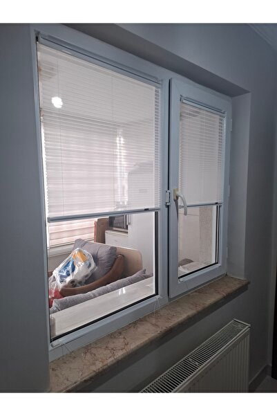 zamaneplise Plise Perde Premium Cam Balkon Isı Yalıtım Leke Tutmaz Katlanır P...