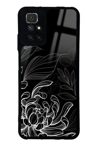 Spoyi حافظة هاتف لامعة بتصميم أوراق ضوء القمر من Xiaomi Redmi 10