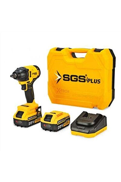 SGS SGS5502 Darbeli Somun Sıkma Seti | 20V 1/2″ – 2×4.0Ah Kömürsüz Motor, 330...