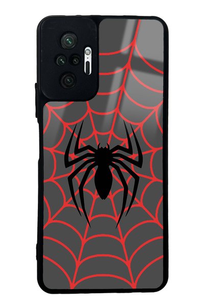 Spoyi Xiaomi Redmi Note 10 Pro Spider Design Glossy Phone Case