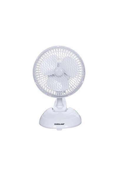 EUROLAMP Ανεμιστήρας γραφείου με κλιπ λευκός Φ20 15 W