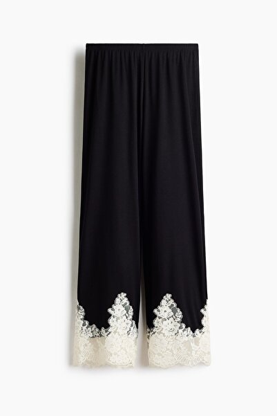 H&M Dantel Şeritli Pijama Altı