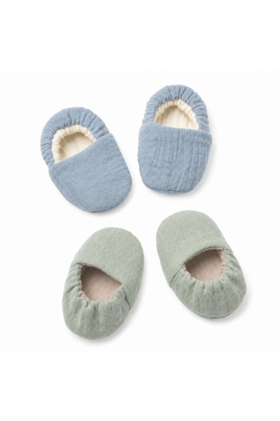 Kidizi Botosei bebe baiat 0-3 luni reversibili din muselina dubla Kidizi, set...