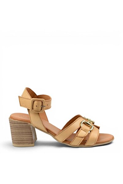 Anna Viotti Sandale casual D58-3034-B - 36, Bej, Piele