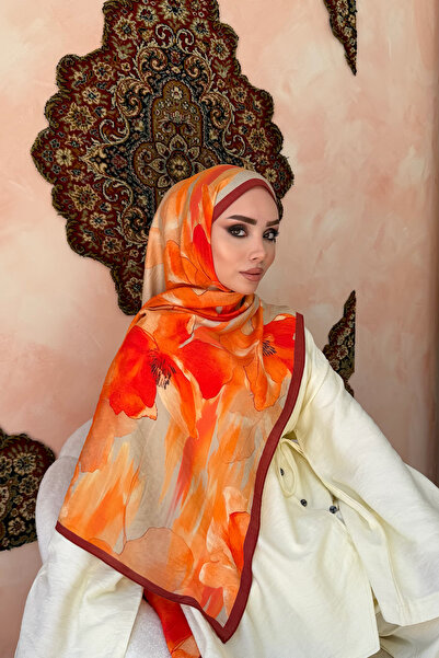 KUQOS Ahenk Flower Pattern Naida Shawl