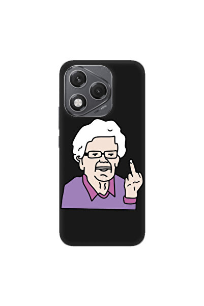 Other Honor 400 Lite Crazy Granny Black Colored Silicone TPU Θήκη