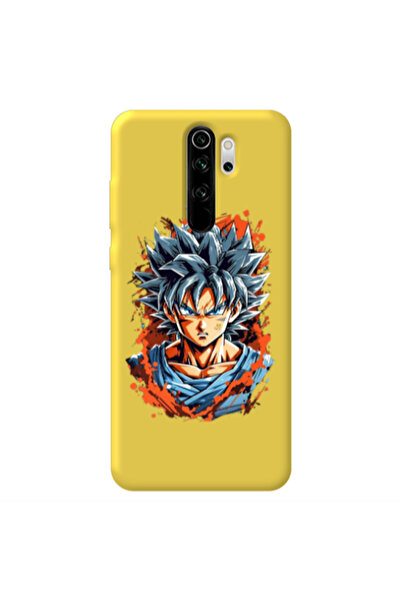 Other Xiaomi Redmi Note 8 Pro Anime Goku Yellow Colored Silicone TPU Θήκη
