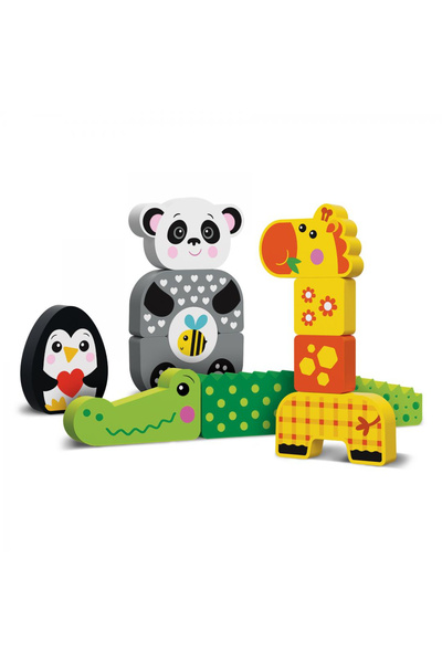 Kids Hits PANDA ȘI PRIETENII SUI, JUCĂRIE DIN LEMN