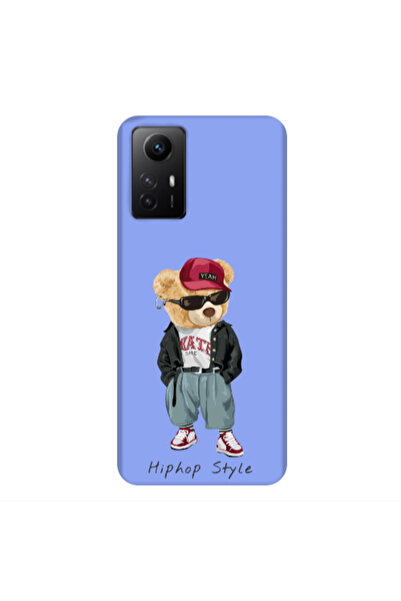 Other Xiaomi Redmi Note 12s Hip hop style Light Purple Colored Silicone TPU Θήκη