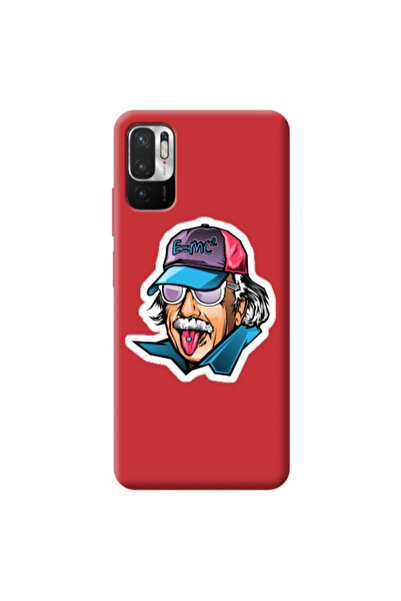 Other Xiaomi Redmi Note 10 Pro 5G Einstein Red Colored Silicone TPU Θήκη