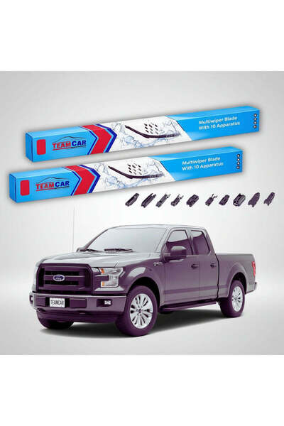 TEAMCAR Υαλοκαθαριστήρες Ford F150 Extended Cab Pick-up Γενιά XIII+ 2014-σήμε...