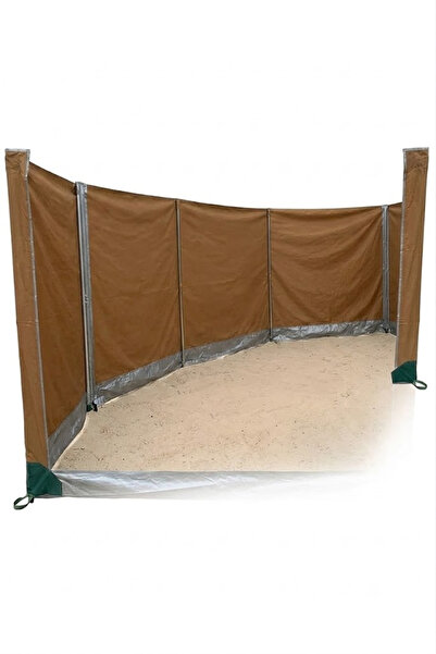 AL3B 120cm High Windbreak and Sunshade Corridor, Brown Color, Waterproof, Sun...