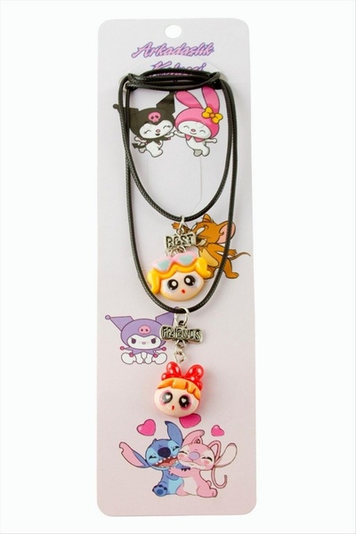 ZERO LAND Svl-Shop Cartoon Character Friendship Necklaces (Couple Necklaces) ...