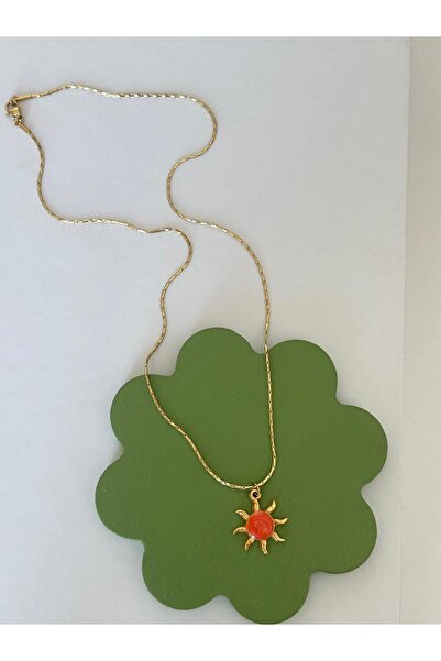 XUPING JEWELRY سلسلة خاصة من الحجر البرتقالي طراز XP باللون الذهبي