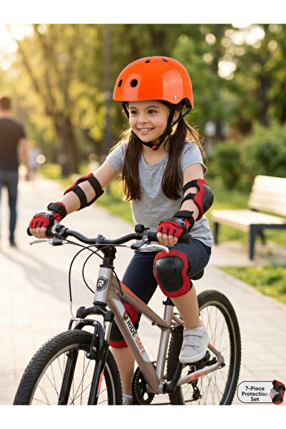 tosbai Bicycle Skateboard Roller Skating Pink Red Black Navy Blue Girls Boys ...