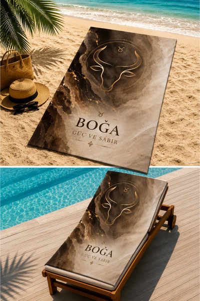 BEYDEX Beach Towel Zodiac Collection Premium Custom Design Quick Drying Micro...