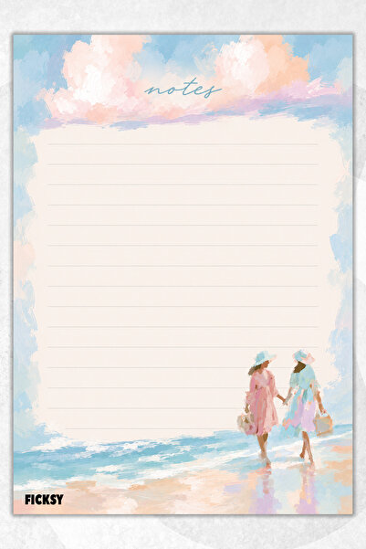 Ficksy A5 Notepad Lined Notebook - 50 Sheets - Memopad - Notepad - Notepad - ...