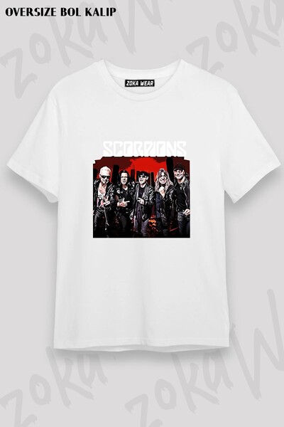 ZOKAWEAR Unisex široka majica sa printom Scorpions v16
