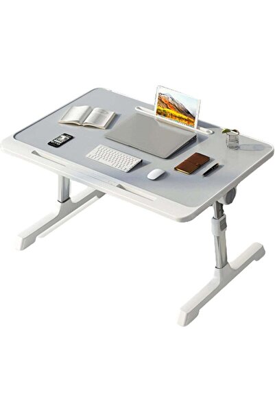 UBEDGE Foldable Adjustable Laptop Bed Table Desk – Portable Laptop Stand with...
