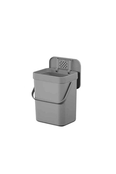 EKO Coș de gunoi Puro II pentru deșeuri alimentare 5 L, - 601805, gri