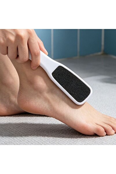 idei Pilă pentru Picioare Albă cu Mâner Ergonomic, Suprafață Abrazivă pentru ...