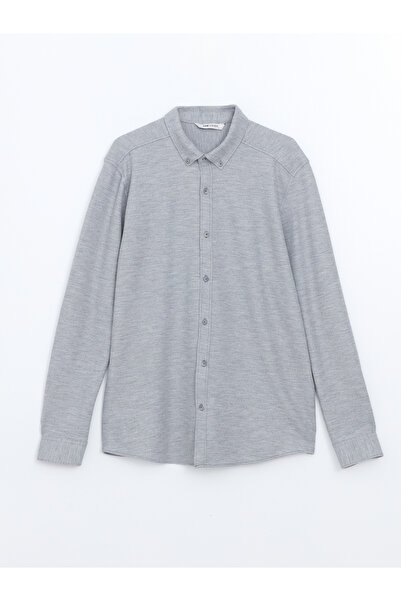 LC Waikiki Slim Fit Long Sleeve Men's Textured Shirt