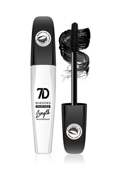 shedoes Mascara/7D Fiber Mascara, Volumizing & Lengthening, Waterproof, Smudg...