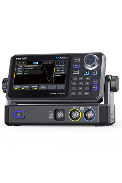 FNIRSI TSG6020 2 Kanallı 60MHz 200MSa/s Fonksiyon Sinyal Jeneratörü