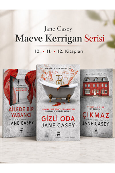 Olimpos Yayınları 3 Kitap Polisiye Gerilim Seti / Jane Casey Maeve Kerrigan S...