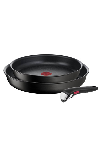 TEFAL Set de 3 piese Ingenio Resist L3979102, tigaie 24/28 cm, mâner detașabi...