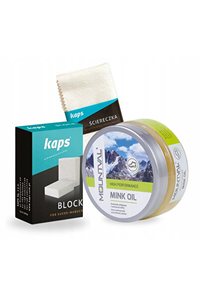 kaps Set de ingrijire a incaltamintei, Kaps, bloc de stergatoare pentru piele...