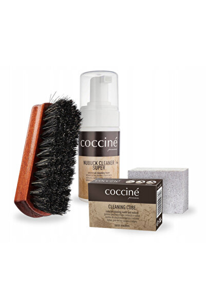 Coccine Set de curatat incaltaminte, Coccine, 3 in 1, 100 ml, spuma de curata...