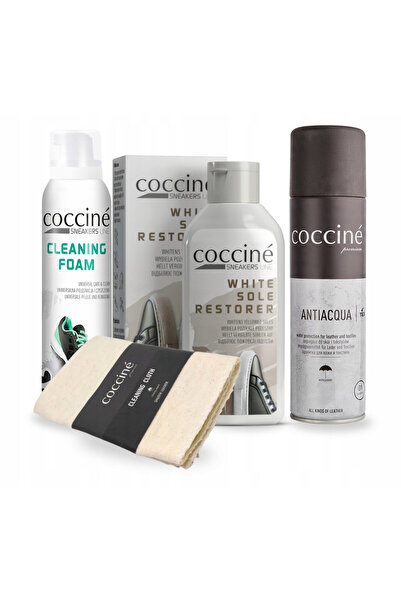 Coccine Kit de curatare pentru incaltaminte si piele, Coccine, 4 in 1, 150 ml...