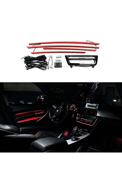 AksoyTuning BWM 3 Series F30 2011-2017 9 Renk İç Ambiyas Işıkları Kapı trimle...