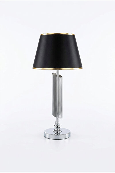 LUMINZO Lafela Gümüş Luxury Series Black Headboard Cylinder Rod Design Metal ...