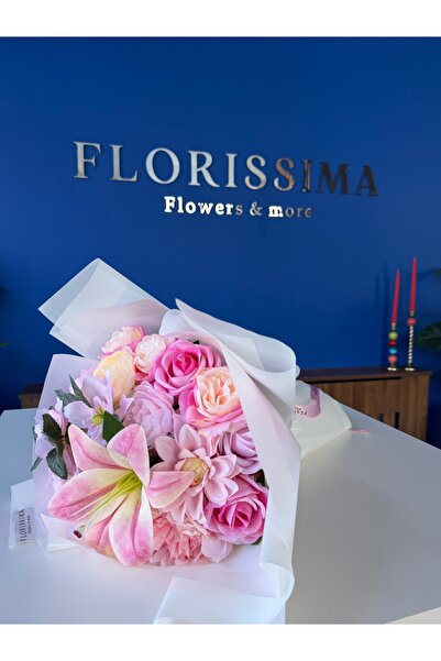 Florissima Solmayan Yapay Çiçek Buketi – Mezuniyet, Doğum Günü, Tebrik