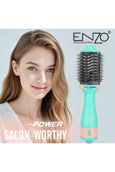 ENZO Professional EN-4134 Hair Styling Comb – 3-in-1 Ionic Hair Styler for Dr...