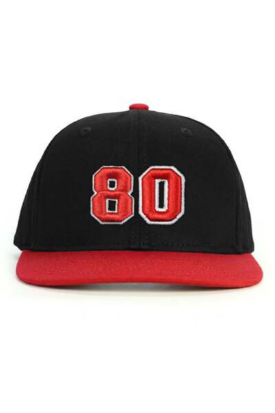 PataCute Number 80 (Embossed) Snapback Hat