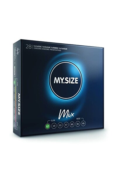 MY.SIZE Prezervative My Marime Mix 47 mm – 28 buc