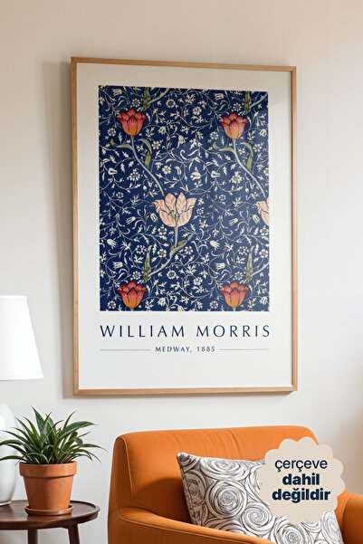 Persona Istanbul William Morris "Medway" - Arts & Crafts Sanat Posteri (Çerçe...