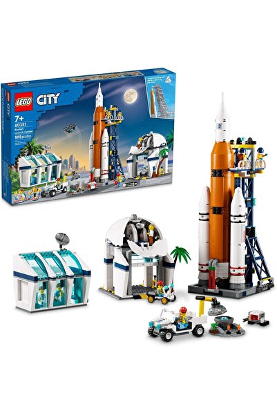 LEGO مجموعة بناء مركز إطلاق صواريخ المدينة 60351؛ لعبة فضائية مستوحاة من ناسا...
