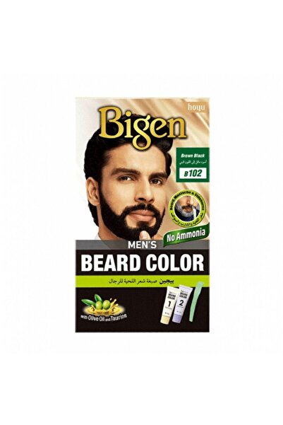 Bigen Beard Beigeen Beard Hair Dye for Men Black Brown B102