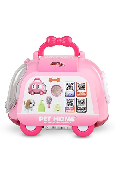 Vardem Tasıma Cantalı Seslı Hareketlı Kopek - Pembe