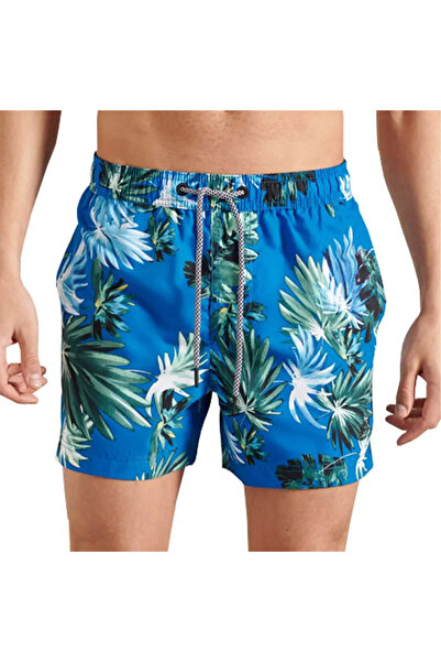 SUPERDRY Șorturi de înot și volei pe plajă pentru bărbați Super 5s XL