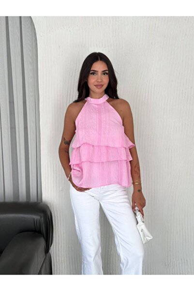 Noa&Noa Hakim Yaka Layered Blouse - Pink Pink
