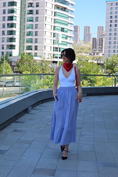 OlaFre Striped Skirt