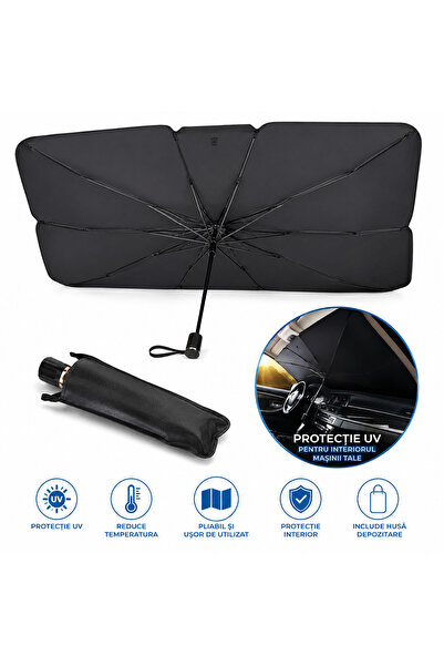 OEM Parasolar Auto Pliabil Tip Umbrelă pentru Parbriz, Protecție UV