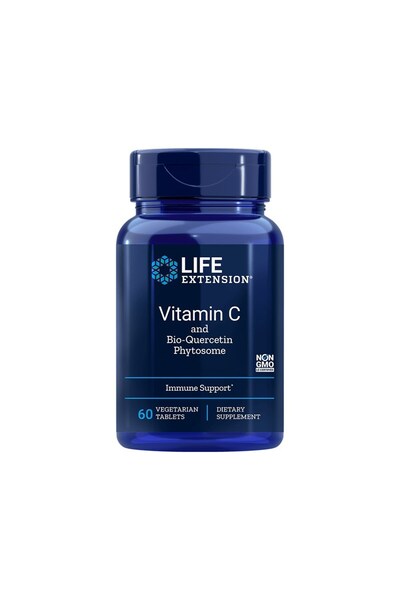 Life Extension Vitamin C And Bioquercetin Phytosome 60 Tabl