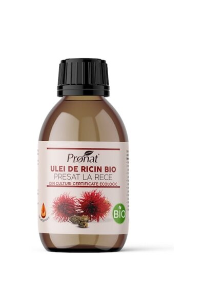 Pronat Ulei de ricin presat la rece 100ml